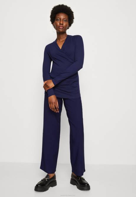 Langarmshirt dunkelblau Anna Field V0FT577 Frauen