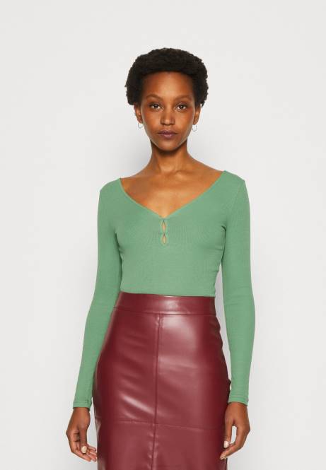 Langarmshirt grün Anna Field V0FT514 Frauen