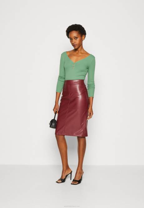 Langarmshirt grün Anna Field V0FT514 Frauen