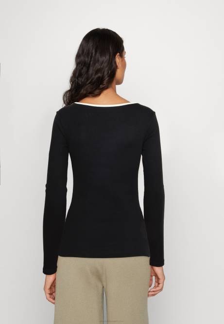 Langarmshirt schwarz Anna Field V0FT520 Frauen