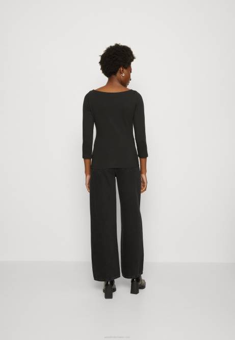 Langarmshirt schwarz Anna Field V0FT537 Frauen