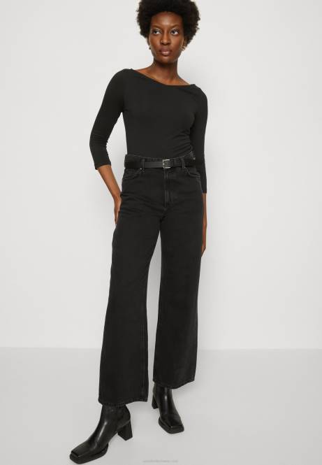 Langarmshirt schwarz Anna Field V0FT537 Frauen