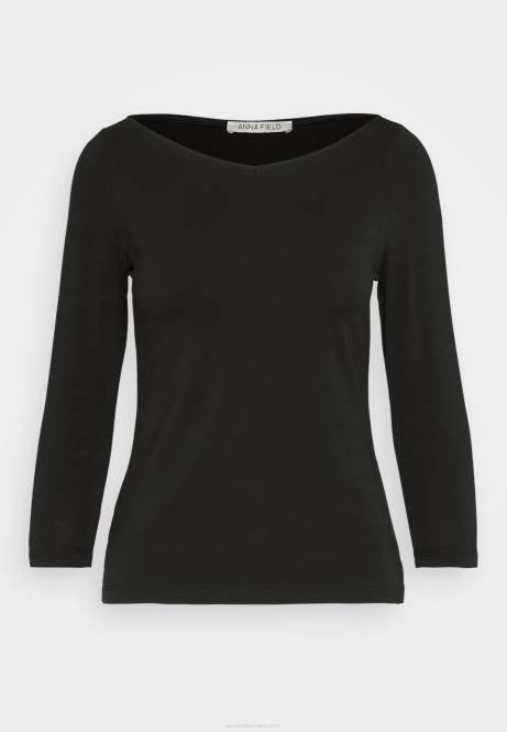 Langarmshirt schwarz Anna Field V0FT537 Frauen