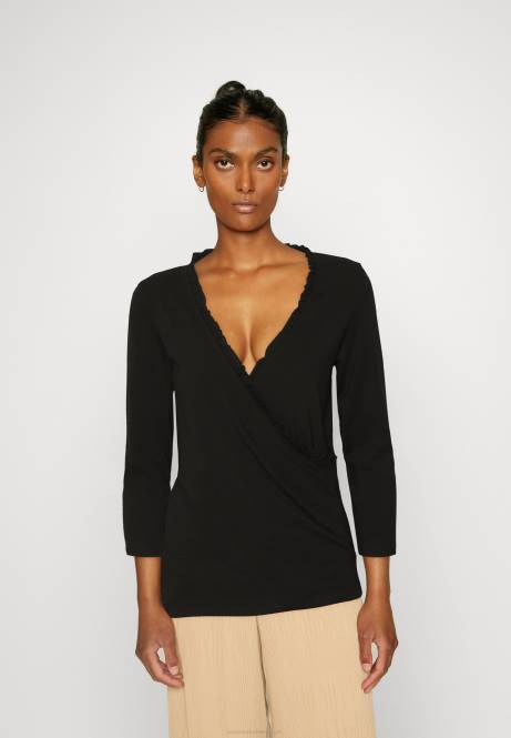 Langarmshirt schwarz Anna Field V0FT541 Frauen