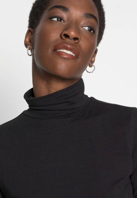 Langarmshirt schwarz Anna Field V0FT548 Frauen