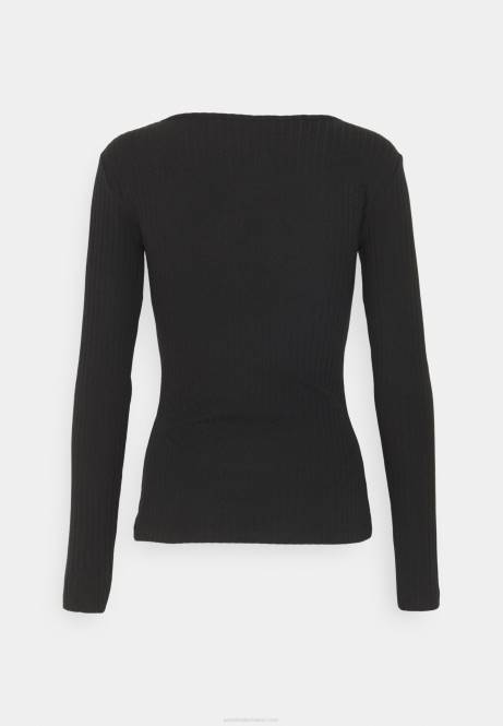 Langarmshirt schwarz Anna Field V0FT552 Frauen