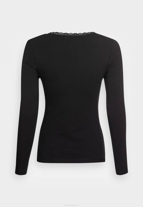 Langarmshirt schwarz Anna Field V0FT557 Frauen