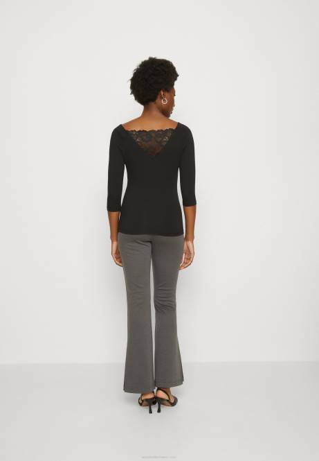 Langarmshirt schwarz Anna Field V0FT564 Frauen