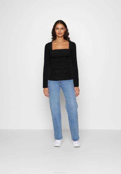 Langarmshirt schwarz Anna Field V0FT568 Frauen