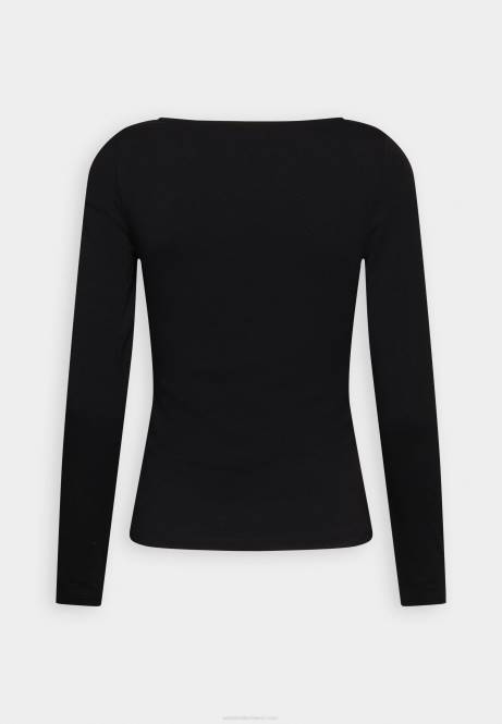 Langarmshirt schwarz Anna Field V0FT568 Frauen