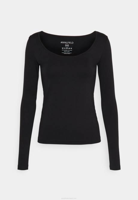 Langarmshirt schwarz Anna Field V0FT580 Frauen