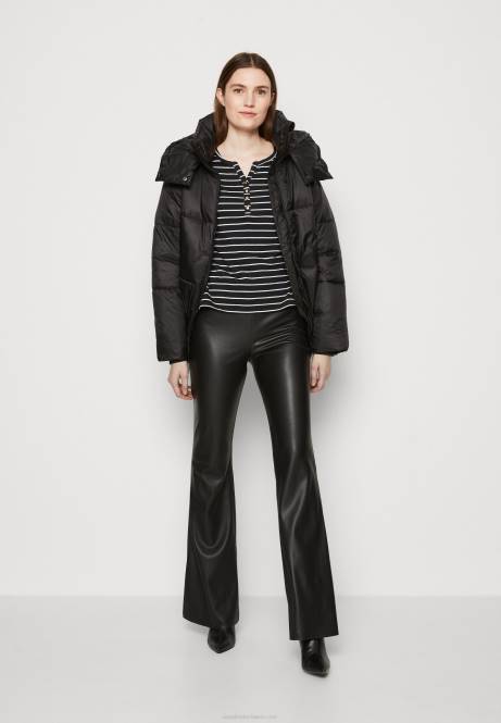 Langarmshirt schwarz weiß Anna Field V0FT531 Frauen