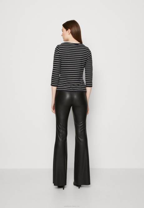 Langarmshirt schwarz weiß Anna Field V0FT531 Frauen