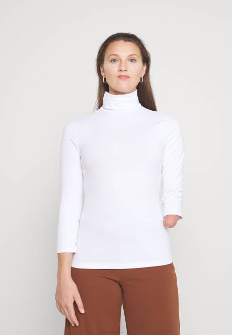 Langarmshirt weiß Anna Field V0FT560 Frauen