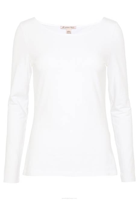 Langarmshirt weiß Anna Field V0FT571 Frauen