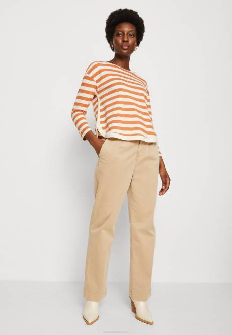 Langarmshirt weiß/apricot Anna Field V0FT558 Frauen