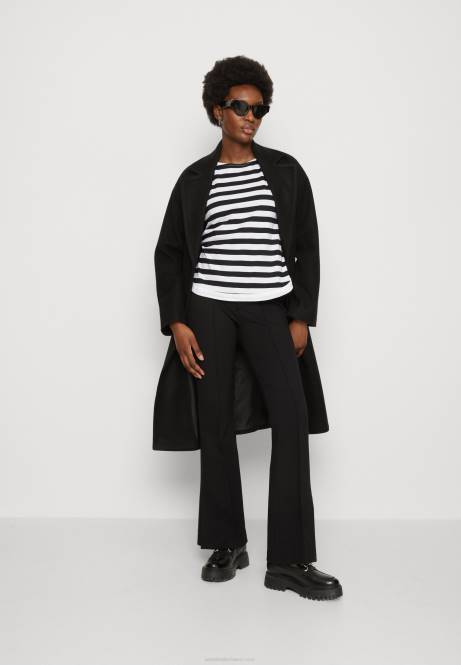 Langarmshirt weiß/schwarz Anna Field V0FT585 Frauen