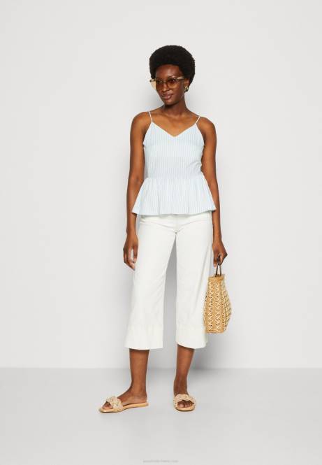 Oberteil hellblau/weiß Anna Field V0FT450 Frauen