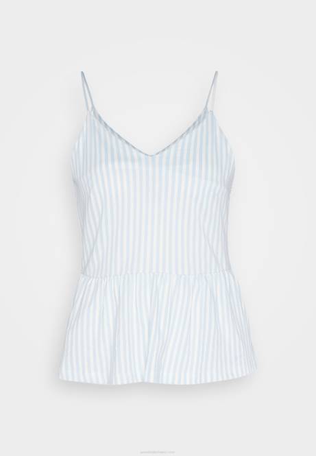 Oberteil hellblau/weiß Anna Field V0FT450 Frauen