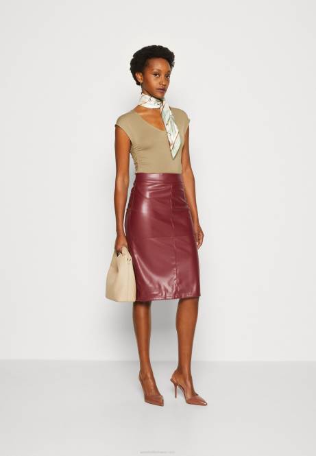 T-Shirt mit Aufdruck beige Anna Field V0FT309 Frauen