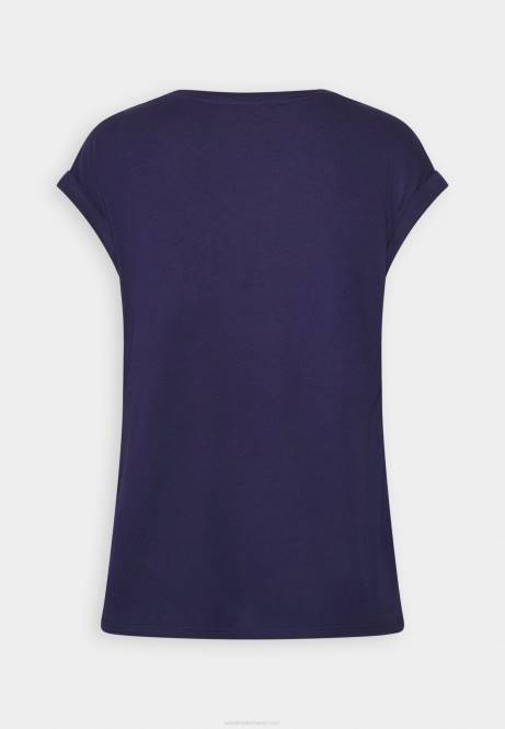 T-Shirt mit Aufdruck dunkelblau Anna Field V0FT253 Frauen