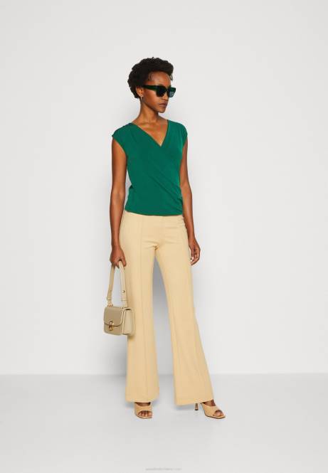 T-Shirt mit Aufdruck grün Anna Field V0FT294 Frauen