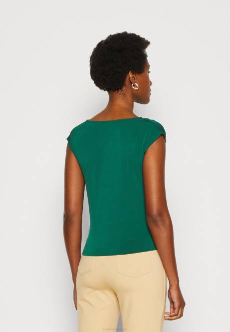 T-Shirt mit Aufdruck grün Anna Field V0FT294 Frauen