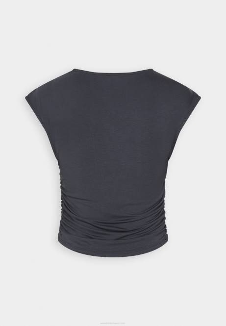 T-Shirt mit Aufdruck grau Anna Field V0FT351 Frauen