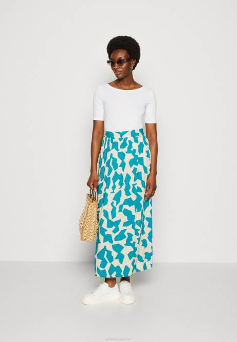 T-Shirt mit Aufdruck hellblau/weiß Anna Field V0FT292 Frauen