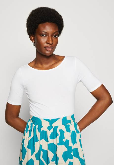 T-Shirt mit Aufdruck hellblau/weiß Anna Field V0FT292 Frauen