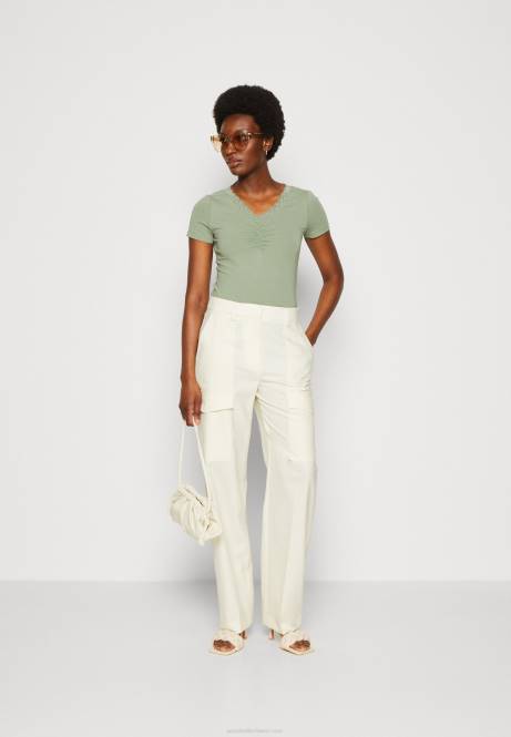 T-Shirt mit Aufdruck hellgrün Anna Field V0FT360 Frauen