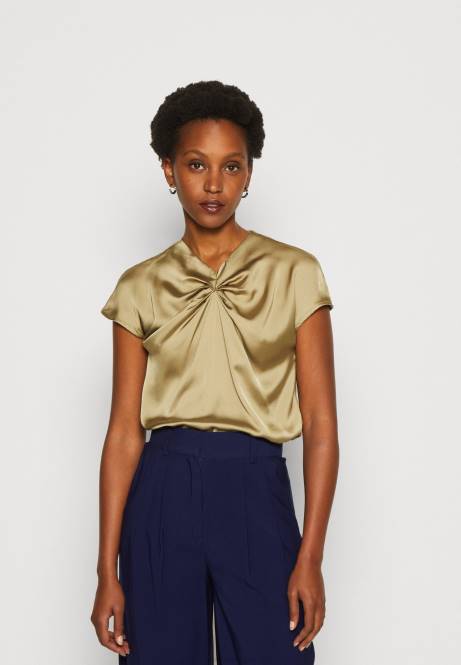 T-Shirt mit Aufdruck in Khaki Anna Field V0FT285 Frauen