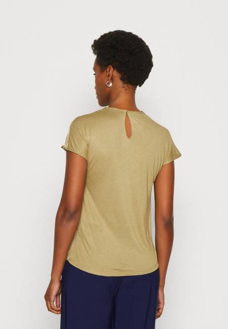 T-Shirt mit Aufdruck in Khaki Anna Field V0FT285 Frauen