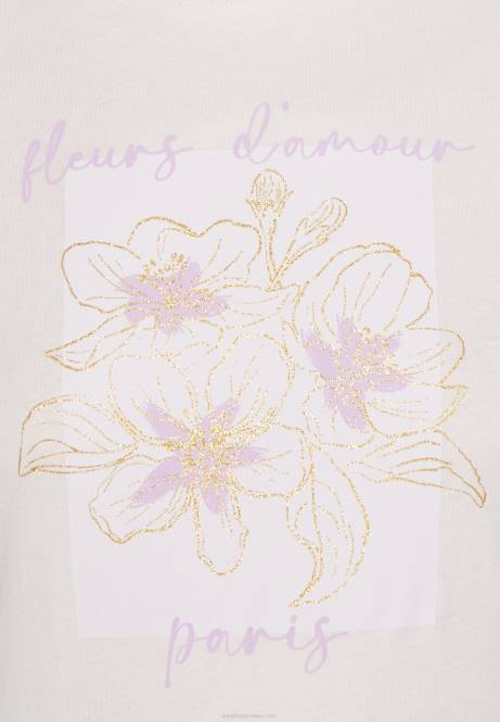 T-Shirt mit Aufdruck lila Anna Field V0FT345 Frauen