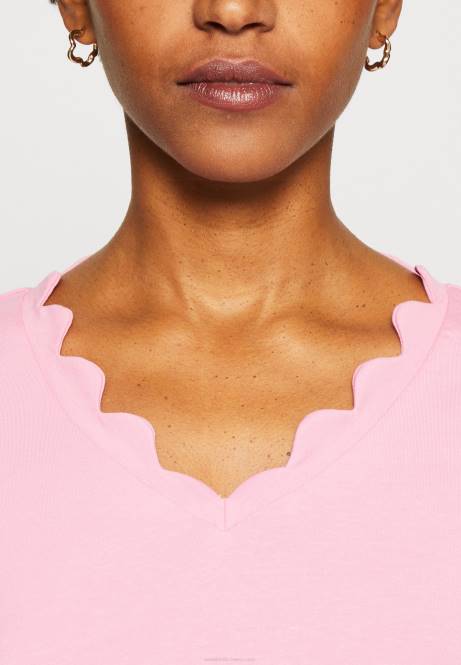 T-Shirt mit Aufdruck rosa Anna Field V0FT269 Frauen