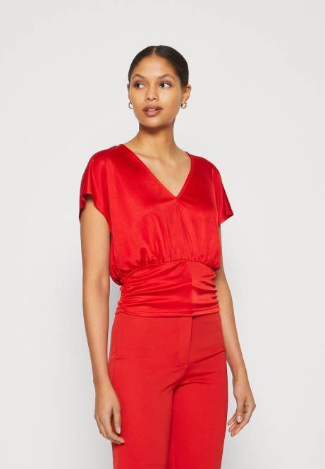 T-Shirt mit Aufdruck rot Anna Field V0FT303 Frauen