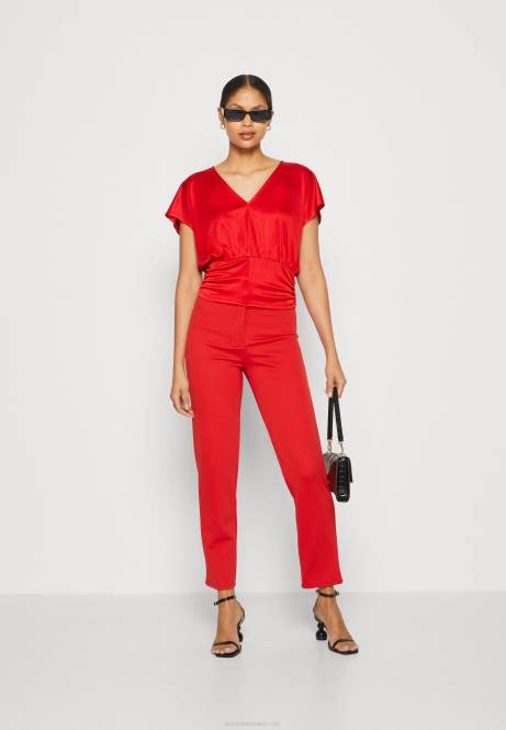 T-Shirt mit Aufdruck rot Anna Field V0FT303 Frauen