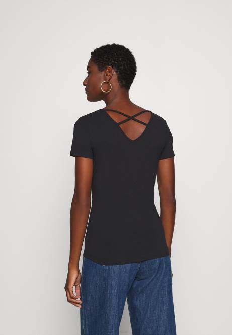 T-Shirt mit Aufdruck schwarz Anna Field V0FT249 Frauen