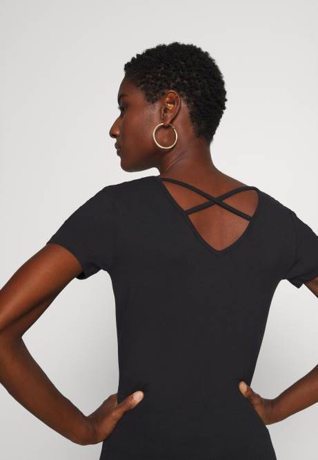 T-Shirt mit Aufdruck schwarz Anna Field V0FT249 Frauen