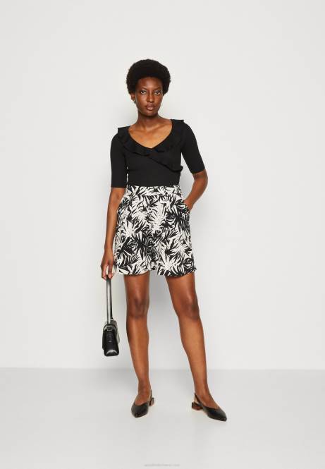 T-Shirt mit Aufdruck schwarz Anna Field V0FT268 Frauen