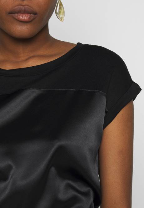 T-Shirt mit Aufdruck schwarz Anna Field V0FT274 Frauen