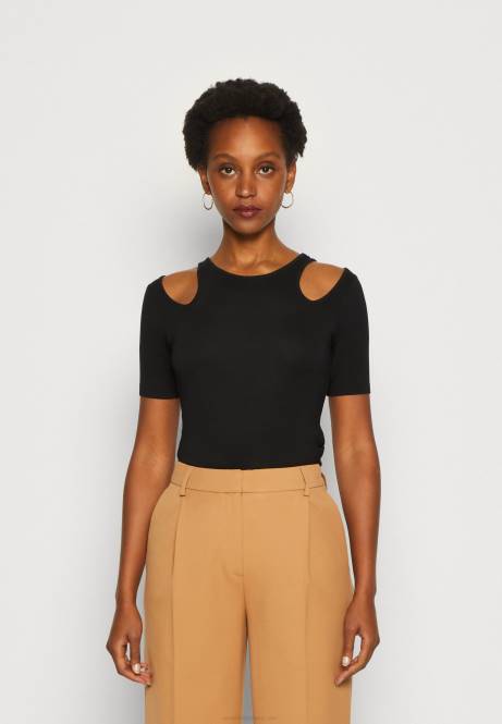 T-Shirt mit Aufdruck schwarz Anna Field V0FT307 Frauen