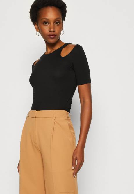 T-Shirt mit Aufdruck schwarz Anna Field V0FT307 Frauen