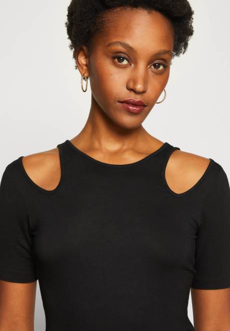 T-Shirt mit Aufdruck schwarz Anna Field V0FT307 Frauen