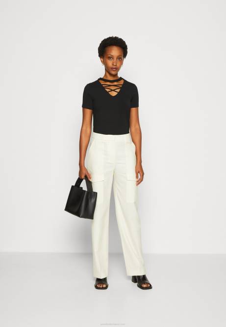 T-Shirt mit Aufdruck schwarz Anna Field V0FT325 Frauen