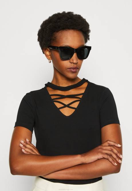 T-Shirt mit Aufdruck schwarz Anna Field V0FT325 Frauen