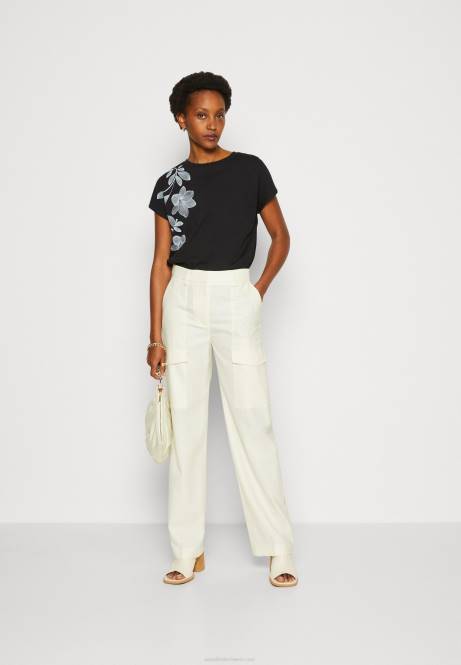 T-Shirt mit Aufdruck schwarz Anna Field V0FT331 Frauen