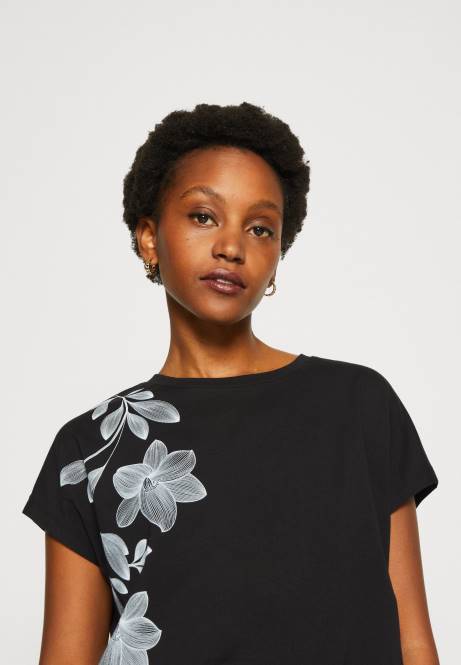 T-Shirt mit Aufdruck schwarz Anna Field V0FT331 Frauen