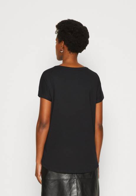 T-Shirt mit Aufdruck schwarz Anna Field V0FT332 Frauen