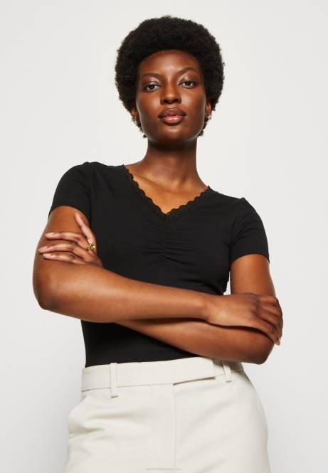 T-Shirt mit Aufdruck schwarz Anna Field V0FT353 Frauen